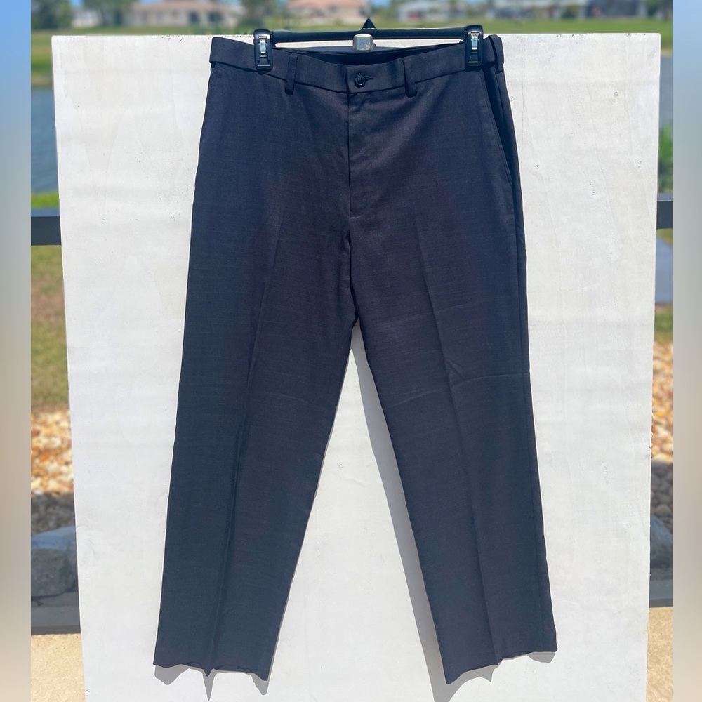 Savane Black Herringbone Pants - SZ 36/29.